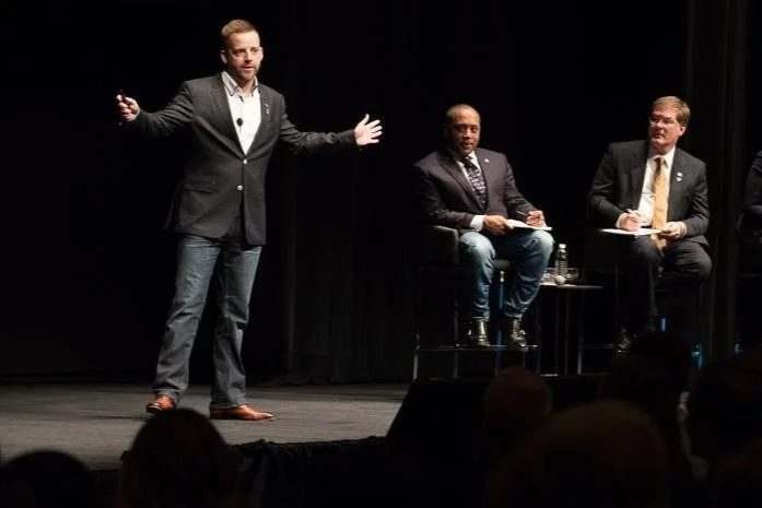 Speaking on an industry panel